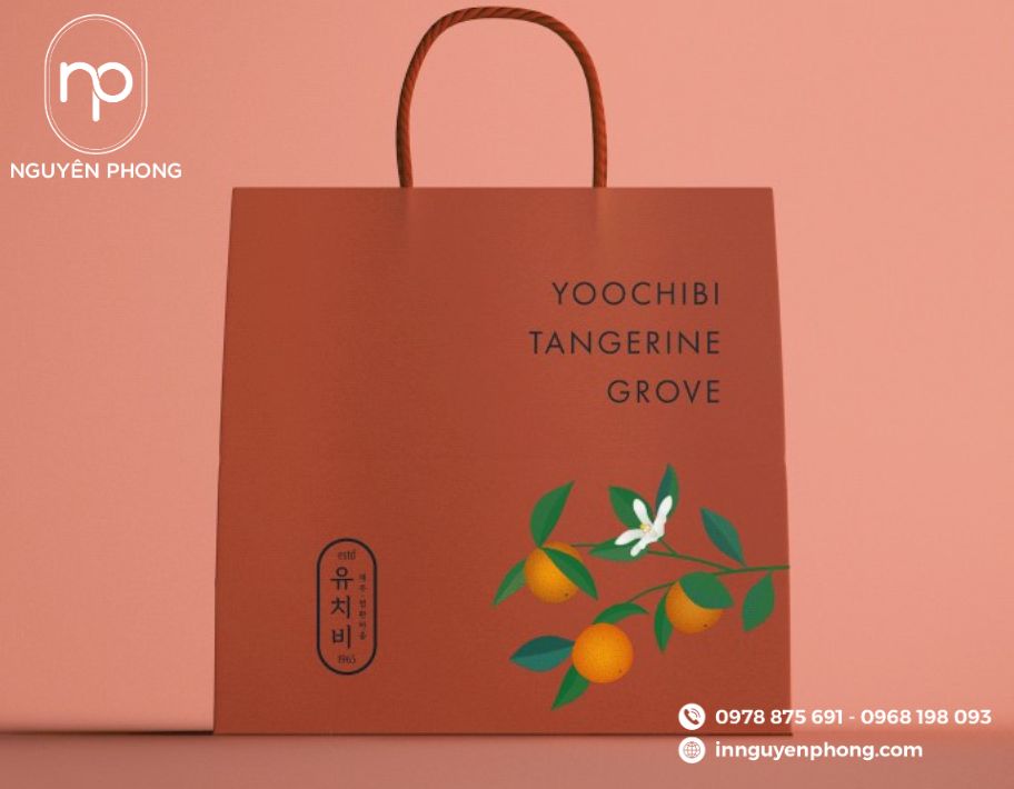 Túi giấy đựng quýt